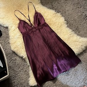 Beautiful Dark Purple slip night gown. In perfect condition. Size Small